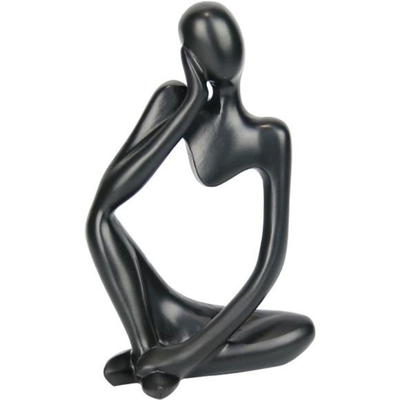 Resin Statue Thinker Style Decoration Abstract Sculptures Collectible Figurines - Picture 1 of 6